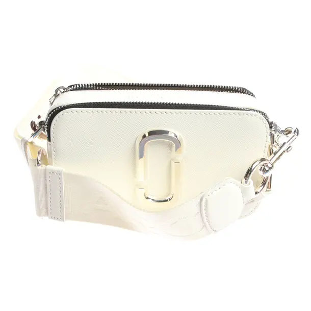 Shoulder Bag in White, Leather, Marc Jacobs
