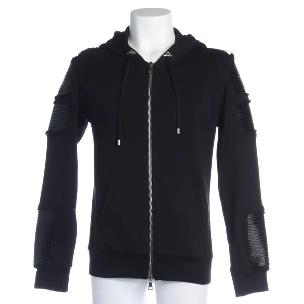 Sweatjacke in Schwarz, Baumwolle, Balmain