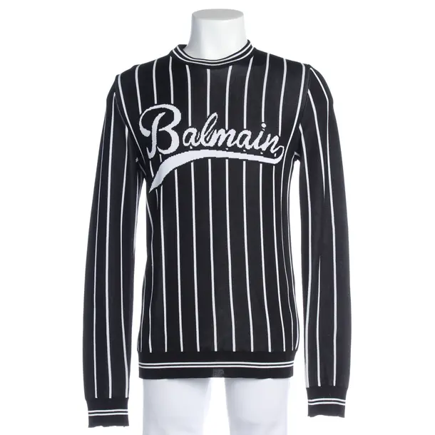 Jumper in Black, Viscose, Balmain