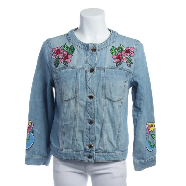 Denim Jacket in Multicolored, Cotton, Love Moschino