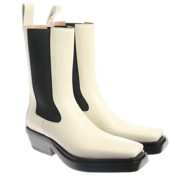 Chelsea Boots in Weiß, , Bottega Veneta
