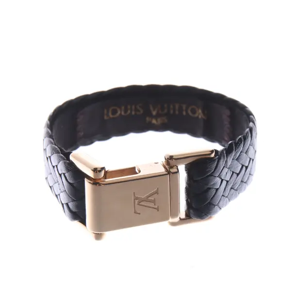 Bracelet in Black, Leather, Louis Vuitton