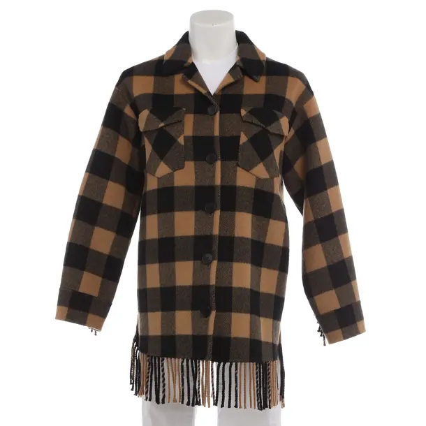 Mid-Season Jacket in Multicolored, Wool, Sandro