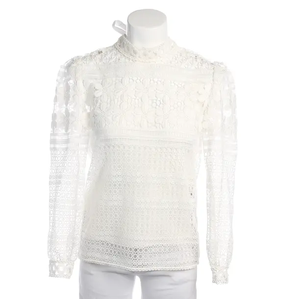Bluse in Weiß, Polyester, Maje