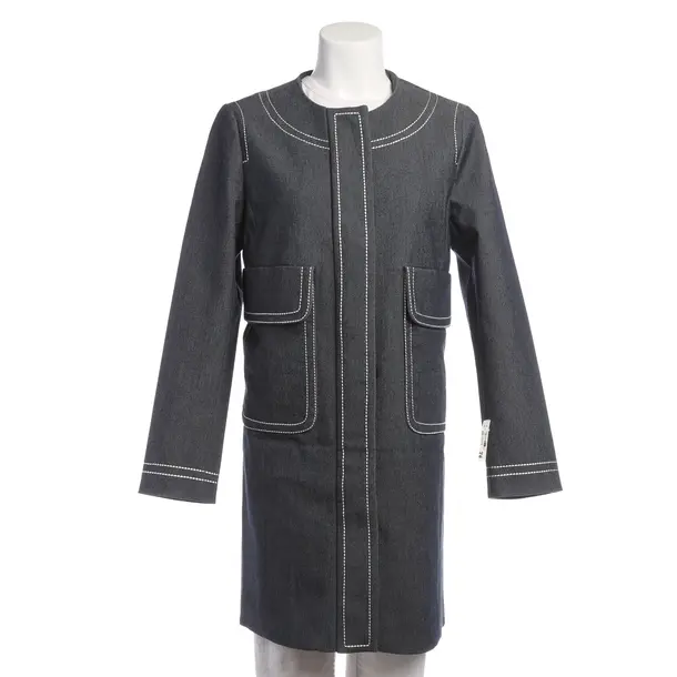 Mid-Season Coat in Blue, Viscose, Michael Kors