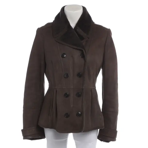 LeatherJacket in Brown, Leather, Burberry Brit