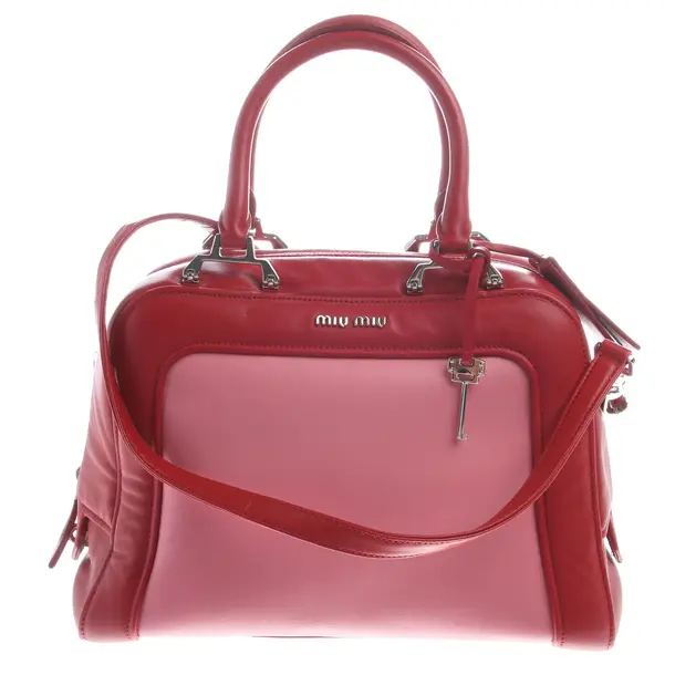 Handbag in Red, Leather, Miu Miu