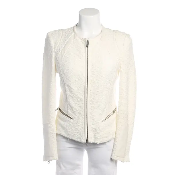 Summer Jacket in White, Cotton, Steffen Schraut