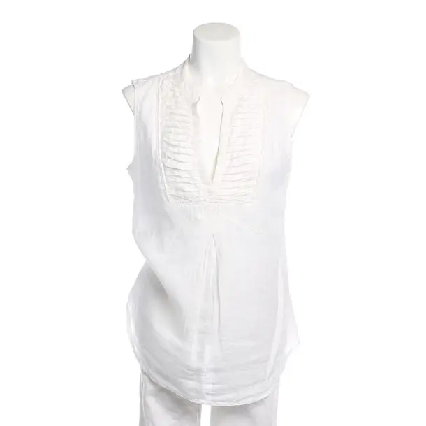 Top in White, Linen, 0039 Italy