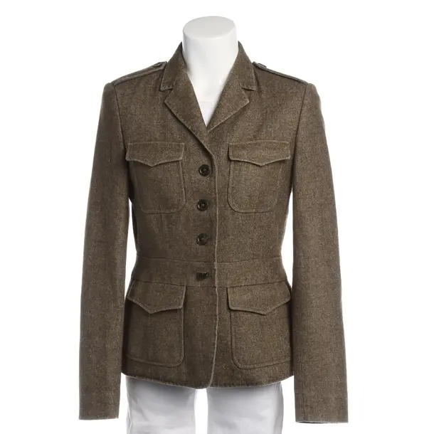 Blazer in Green, Wool, Strenesse