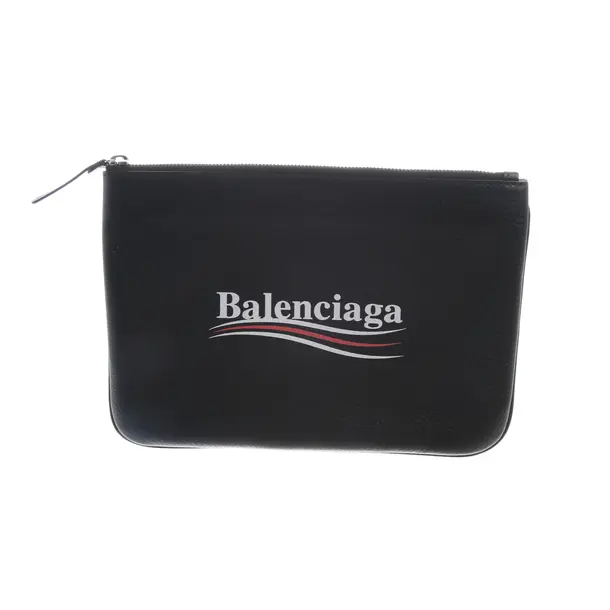 Clutch Bag in Black, Leather, Balenciaga