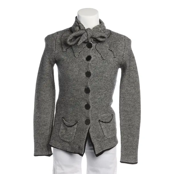 Strickjacke in Grau, Kaschmir, Allude