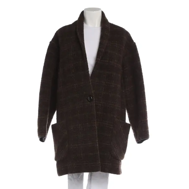 Wintermantel in Braun, Wolle, Isabel Marant Étoile