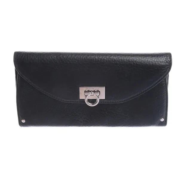 Geldbörse in Schwarz, Leder, Salvatore Ferragamo