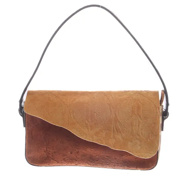 Handtasche in Braun, Leder, Roberto Cavalli