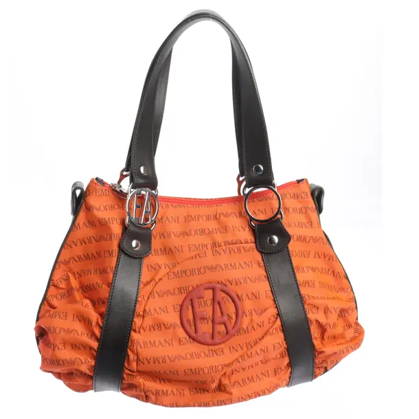 Handtasche in Orange, Polyester, Emporio Armani
