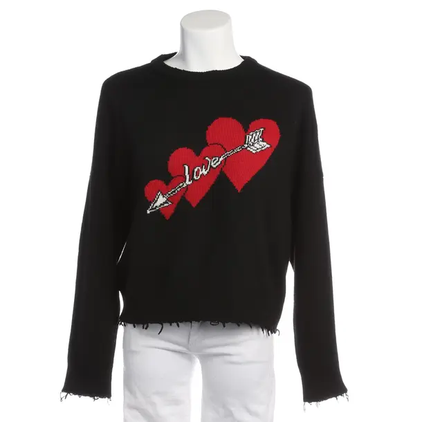 Pullover in Schwarz, Wolle, Red Valentino