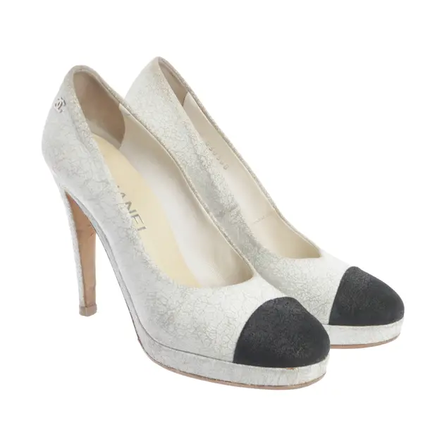 Pumps in Weiß, , Chanel