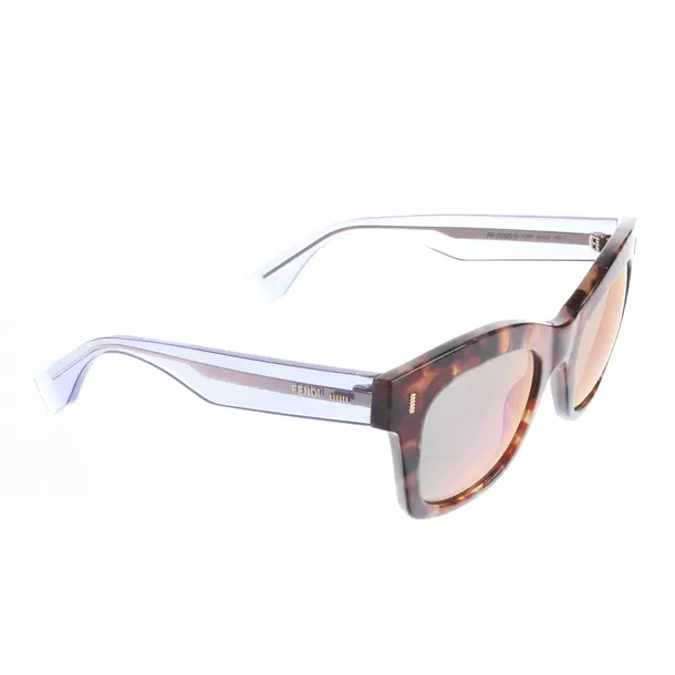 Sonnenbrille in Braun, Kunststoff, Fendi