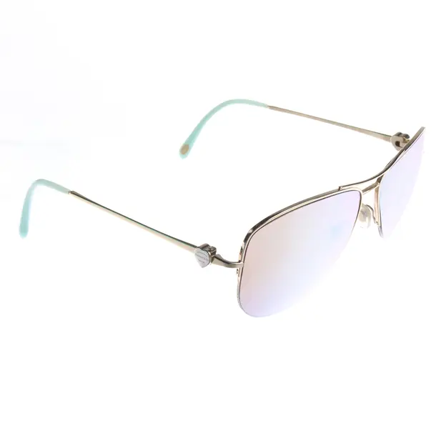 Sonnenbrille in Metallic, Kunststoff / Metall, Tiffany & Co