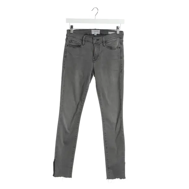 Slim Fit Jeans in Gray, Cotton, Frame