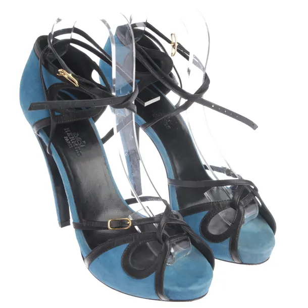 Sandaletten in Blau, , Hermès