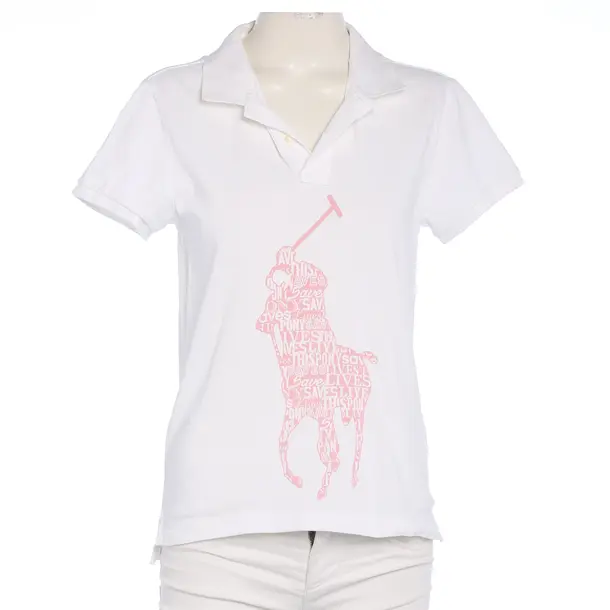 Poloshirt in Weiß, Baumwolle, Polo Ralph Lauren