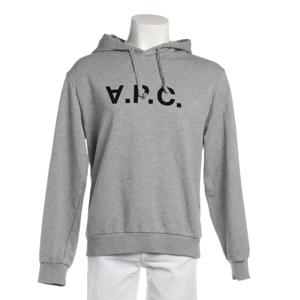 Hoodie in Grau, Baumwolle, A.P.C
