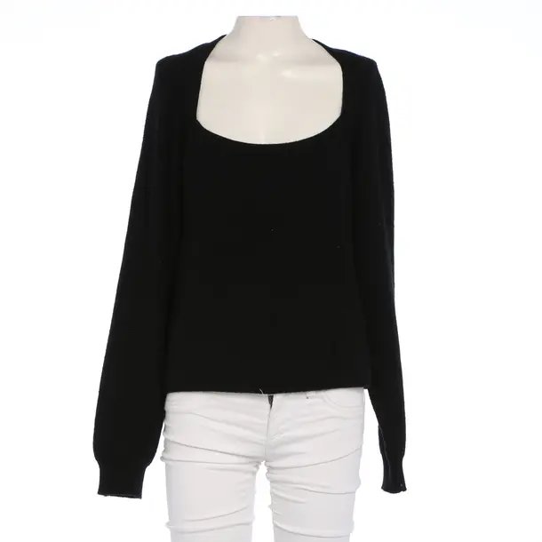 Kaschmirpullover in Schwarz, Kaschmir, Loulou Studio