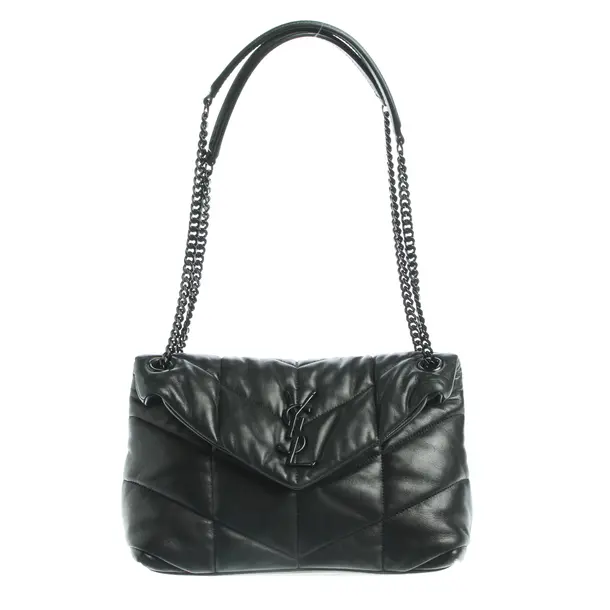 Schultertasche in Schwarz, Leder, Saint Laurent