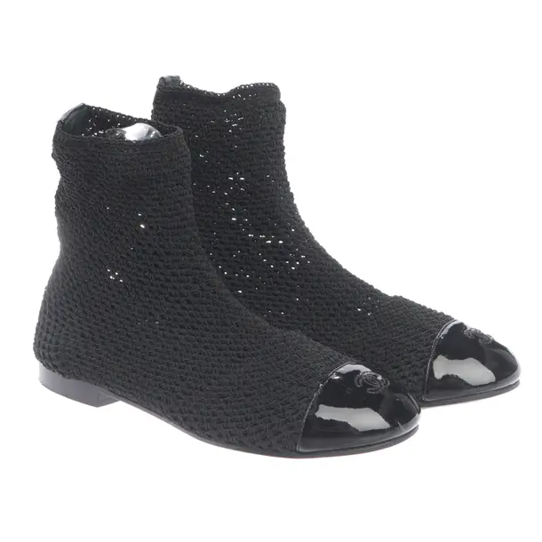 Ankle Boots in Black, , Chanel