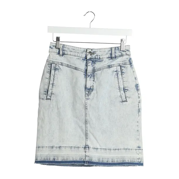 Skirt in Blue, Cotton, Marc Cain