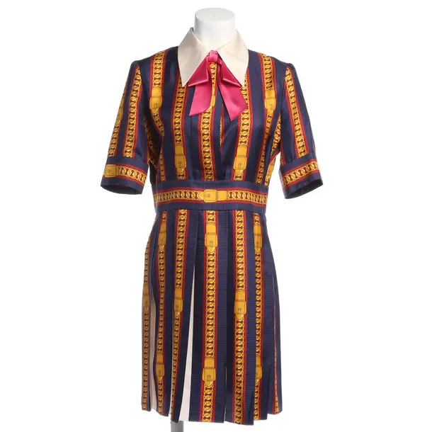Kleid in Mehrfarbig, Seide, Gucci