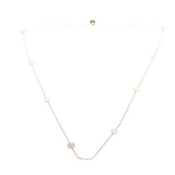 Necklace in Metallic, Metal (metallic, metallized), Tory Burch