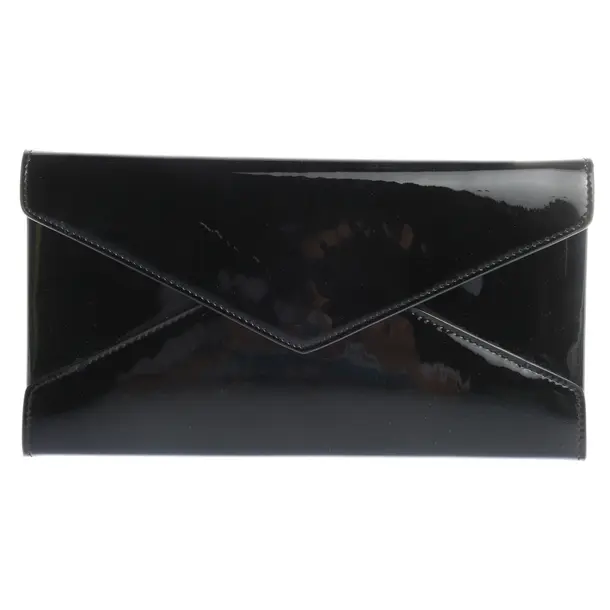 Clutch in Schwarz, Leder, Saint Laurent
