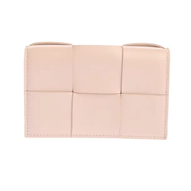 Wallet in Pink, Leather, Bottega Veneta