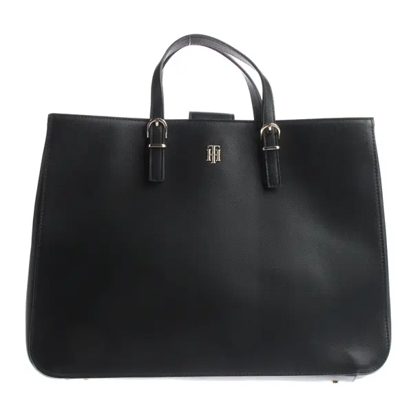 Handbag in Black, Leather, Tommy Hilfiger