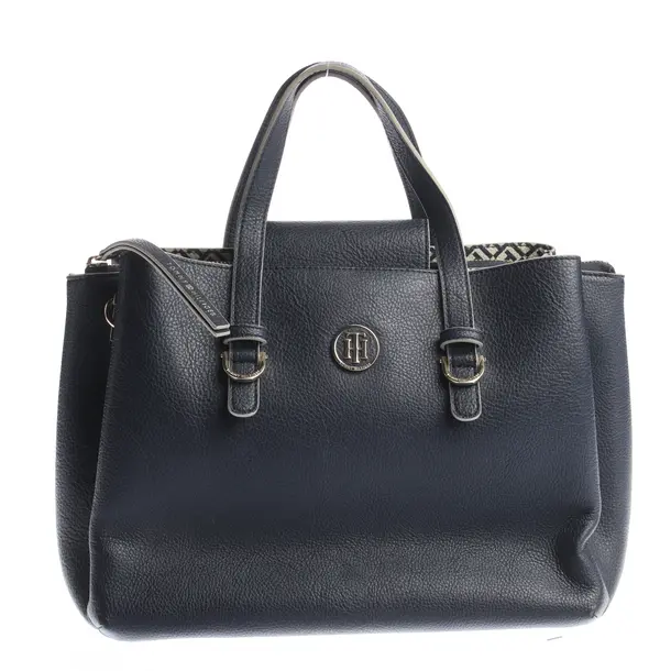 Handbag in Blue, Leather, Tommy Hilfiger