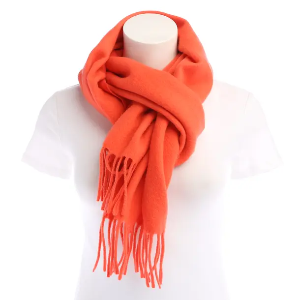 Schal in Orange, Wolle, Gant