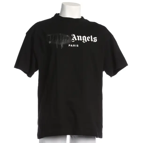T-Shirt in Schwarz, Baumwolle, Palm Angels