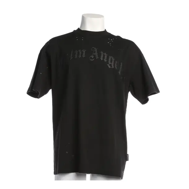 T-Shirt in Schwarz, Baumwolle, Palm Angels