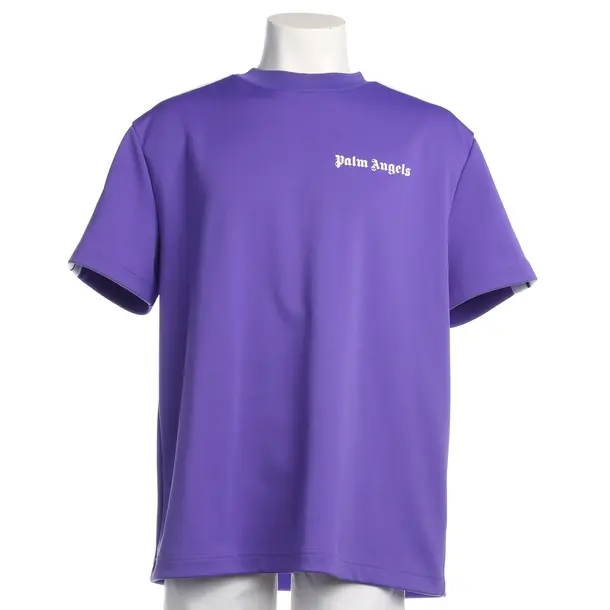 T-Shirt in Lila, Polyester, Palm Angels