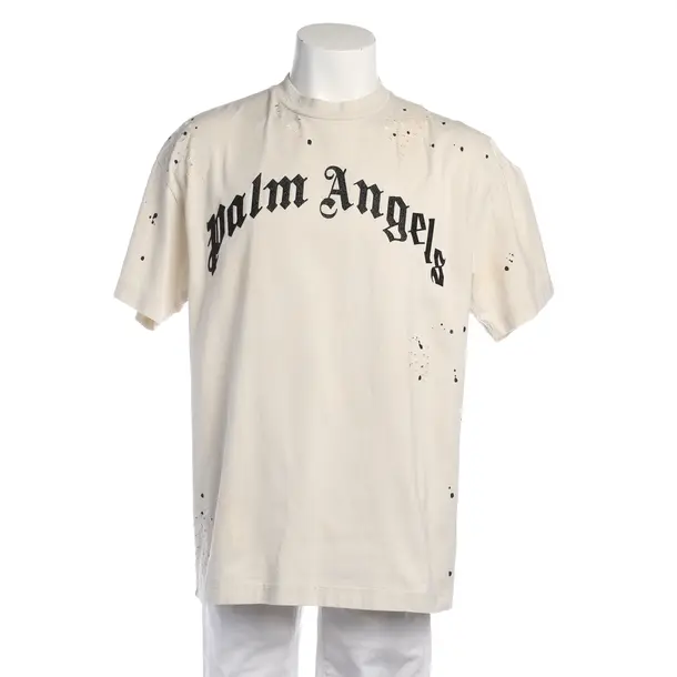 T-Shirt in Weiß, Baumwolle, Palm Angels