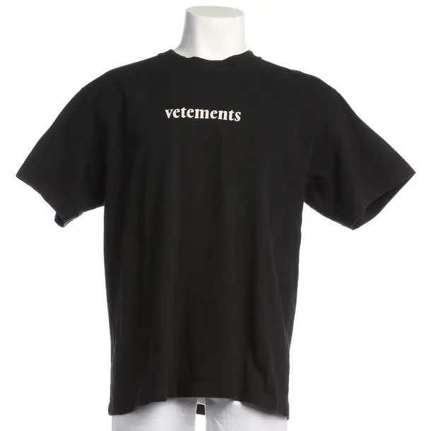 T-Shirt in Schwarz, Baumwolle, Vetements