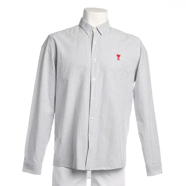 Shirt in Gray, Cotton, Ami Paris