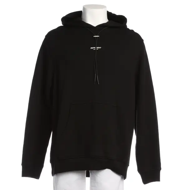Hoodie in Schwarz, Baumwolle, Represent