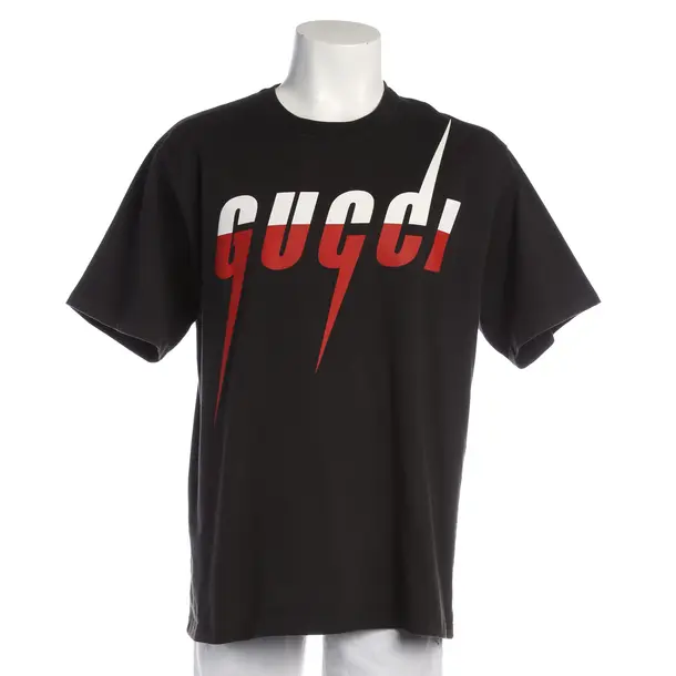 T-Shirt in Grau, Baumwolle, Gucci