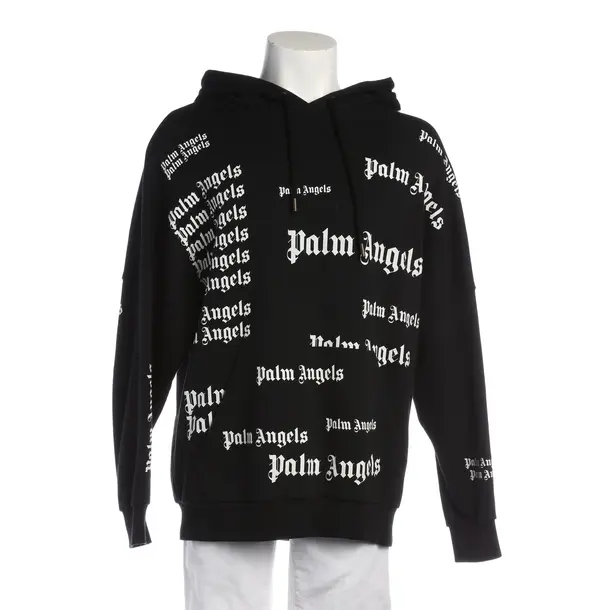 Hoodie in Schwarz, Baumwolle, Palm Angels