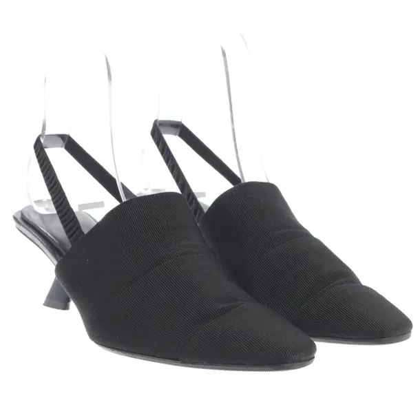 Slingbacks in Black, , Salvatore Ferragamo