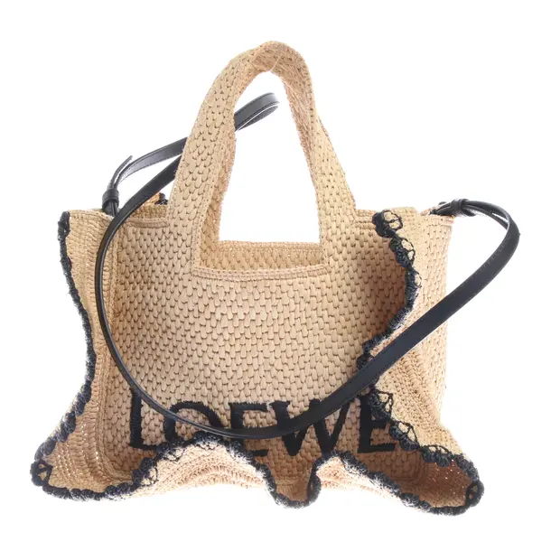 Handbag in Yellow, Paper/Leather, Loewe